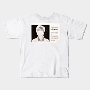 Influenza prevention, 1918 pandemic (C017/9447) Kids T-Shirt